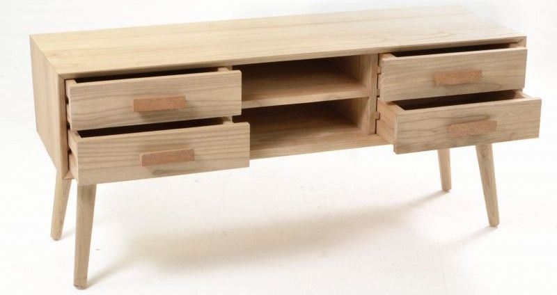 Product photograph of Shoreditch Wooden Tv Unit from Choice Furniture Superstore.
